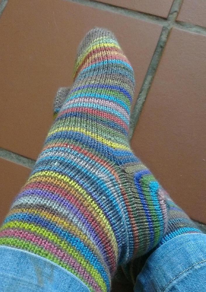 Vanilla Socks [Toeup & afterthought heel] Tricot