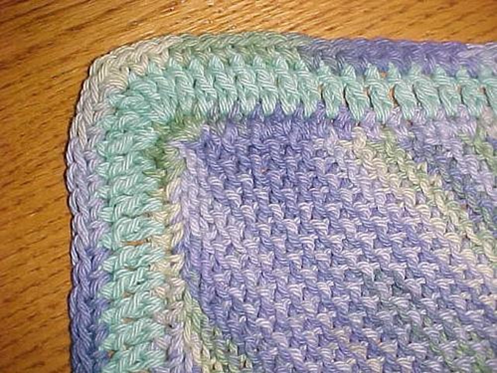 Grandma's Favorite Loomed Dishcloth Loom Knitting pattern