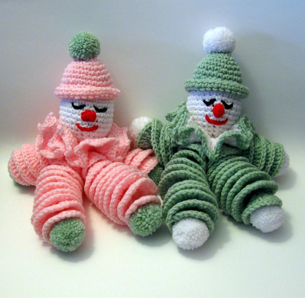 Clownie the Crocheted Clown Doll Crochet pattern by Many Creative Gifts