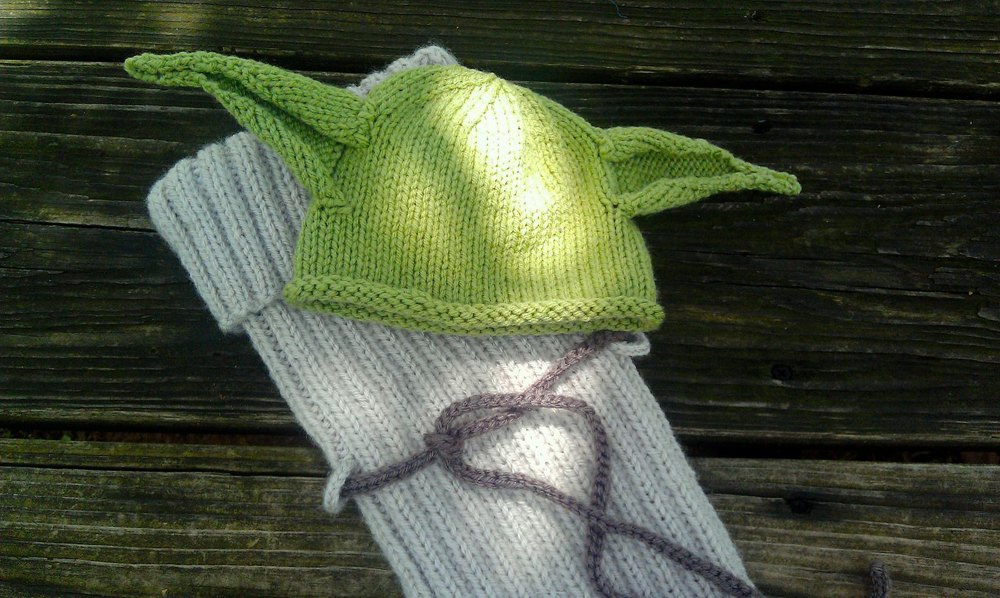 Little Yoda Hat and Bunting set Knitting pattern by Kristy ...