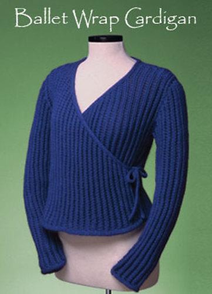 Cardigan cache-cœur de ballet 154 Modèle de tricot par Sue McCain