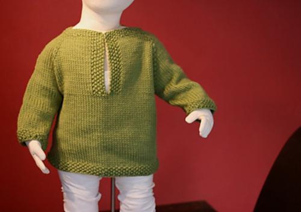 Learn to Knit a Raglan Sweater - Toddler Tunic Knitting ...