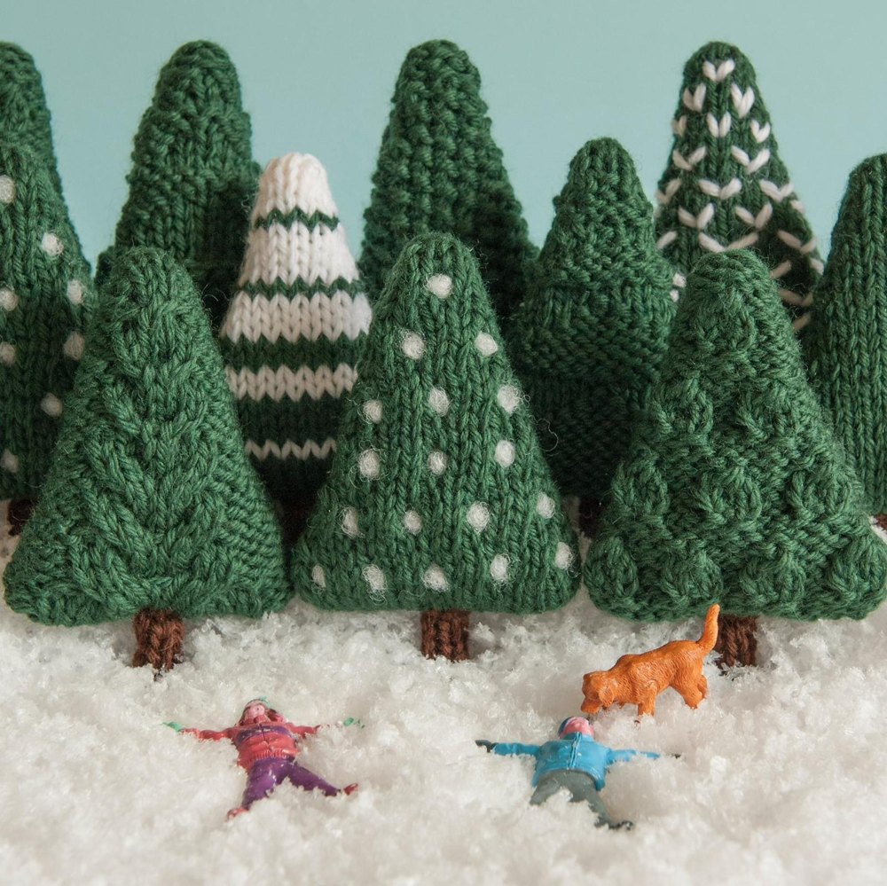 Christmas Trees 2 Knitting pattern by Squibblybups