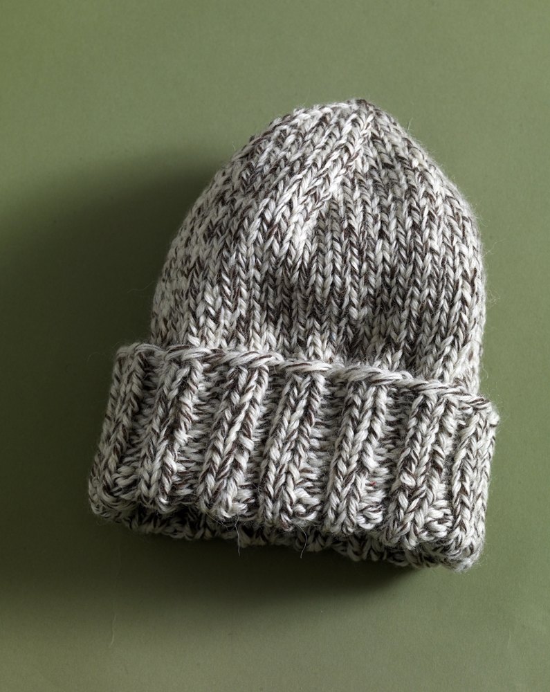 Easy Tweed Hat in Lion Brand Fishermen's Wool 80958AD