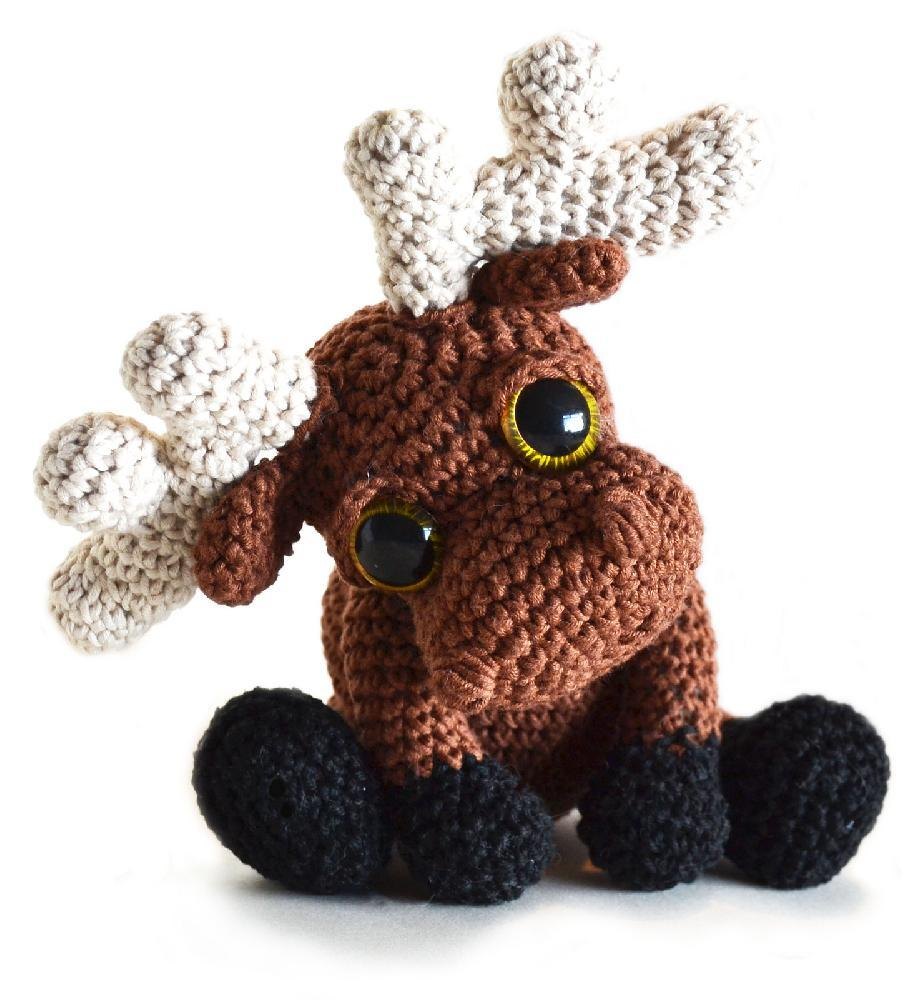 Amigurumi Moose Mostyn Crochet pattern by Patchwork Moose