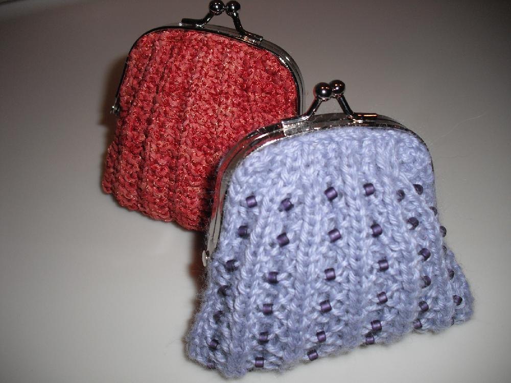 Ribbed and beaded coin purse Knitting pattern by Agrarian Artisan | Knitting Patterns | LoveKnitting