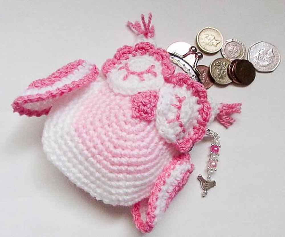 Owl Animal Coin Purse Crochet pattern by Wistfully Woolen