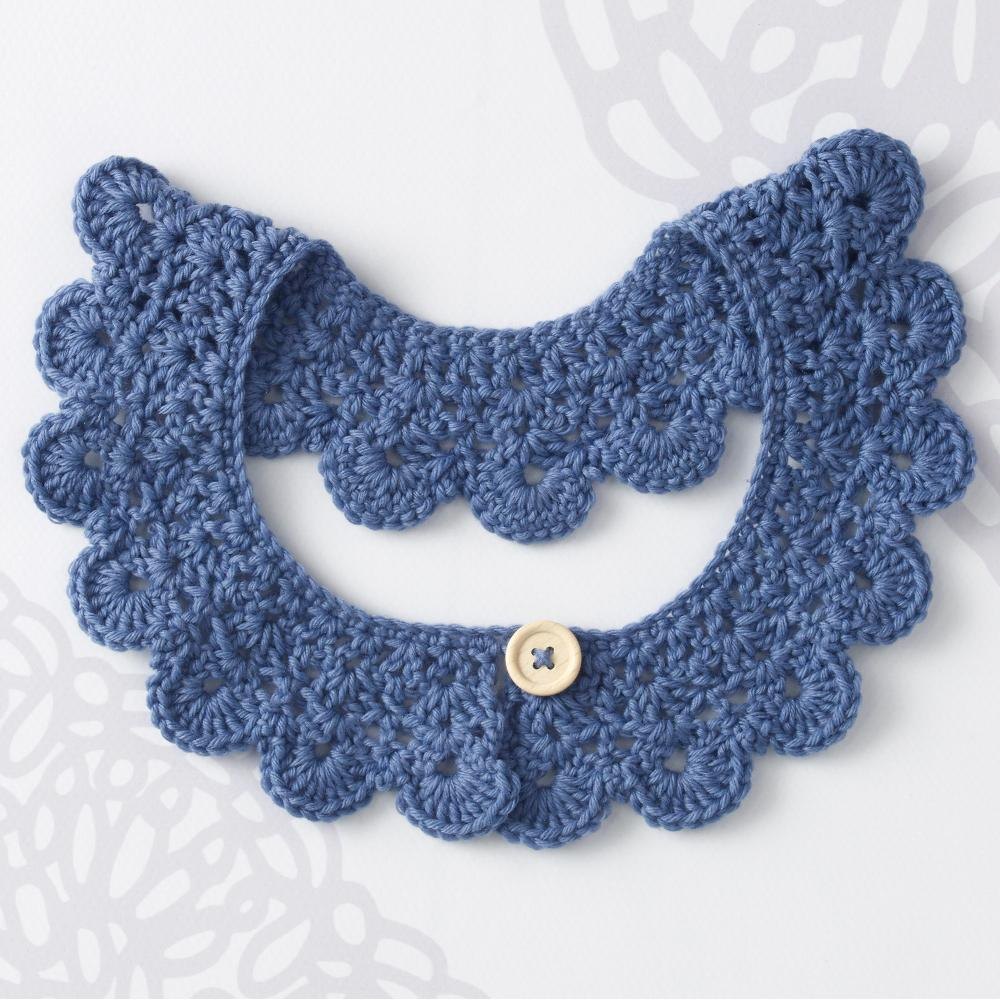 Pretty Peter Pan Crochet Neck Collars in 5 sizes Crochet