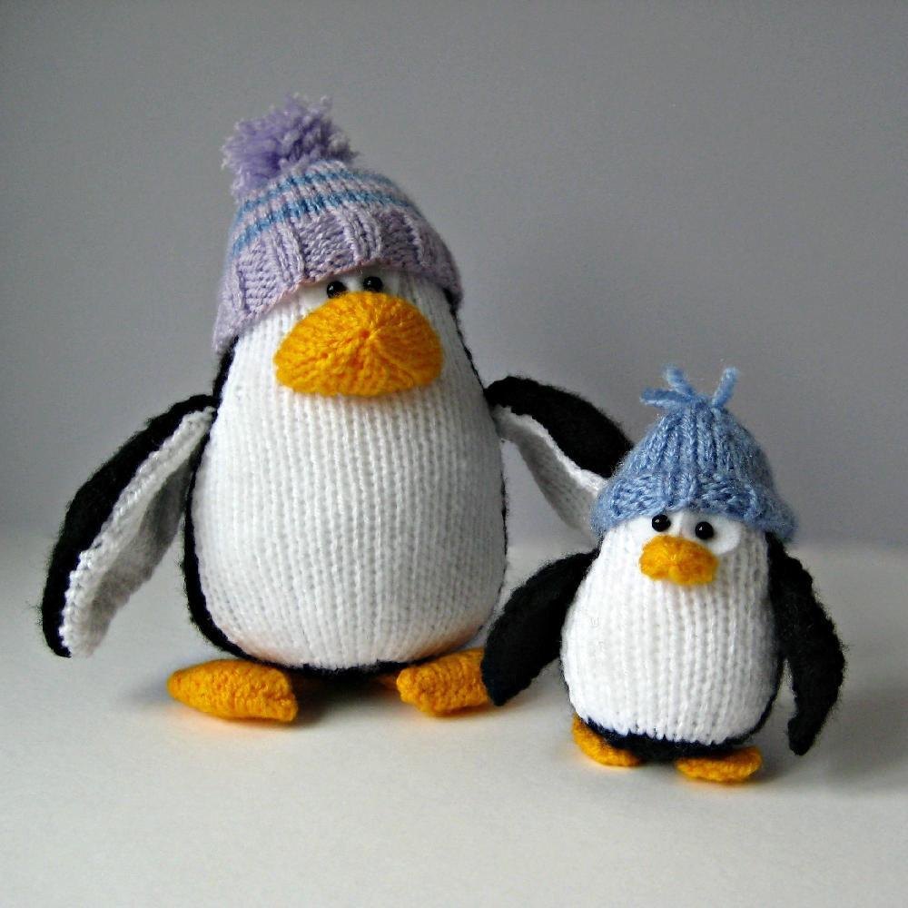 Patron de tricot Bobble et Bubble Penguins par Amanda