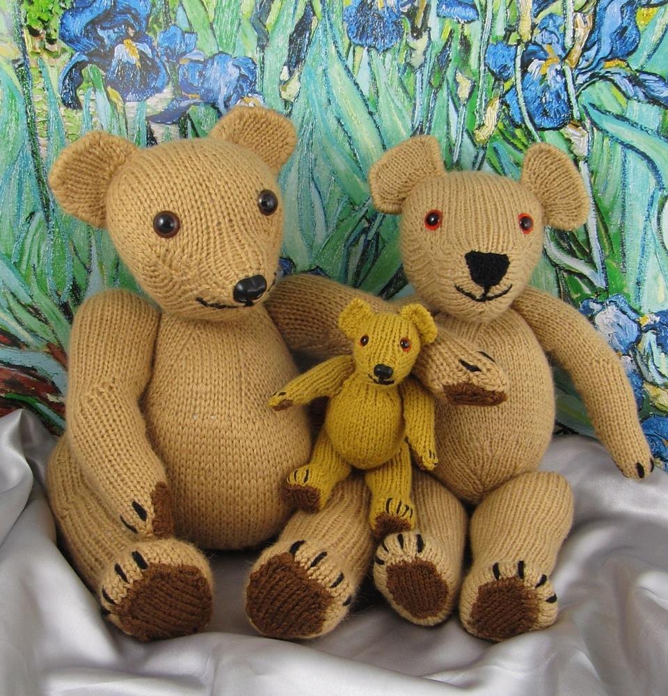Classic Vintage Style Teddy Bear Family Knitting pattern ...