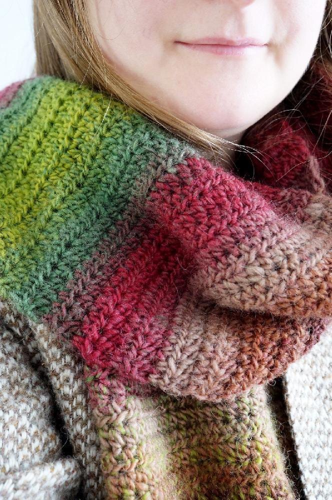 Winter Woodland Scarf Crochet pattern by Little Doolally