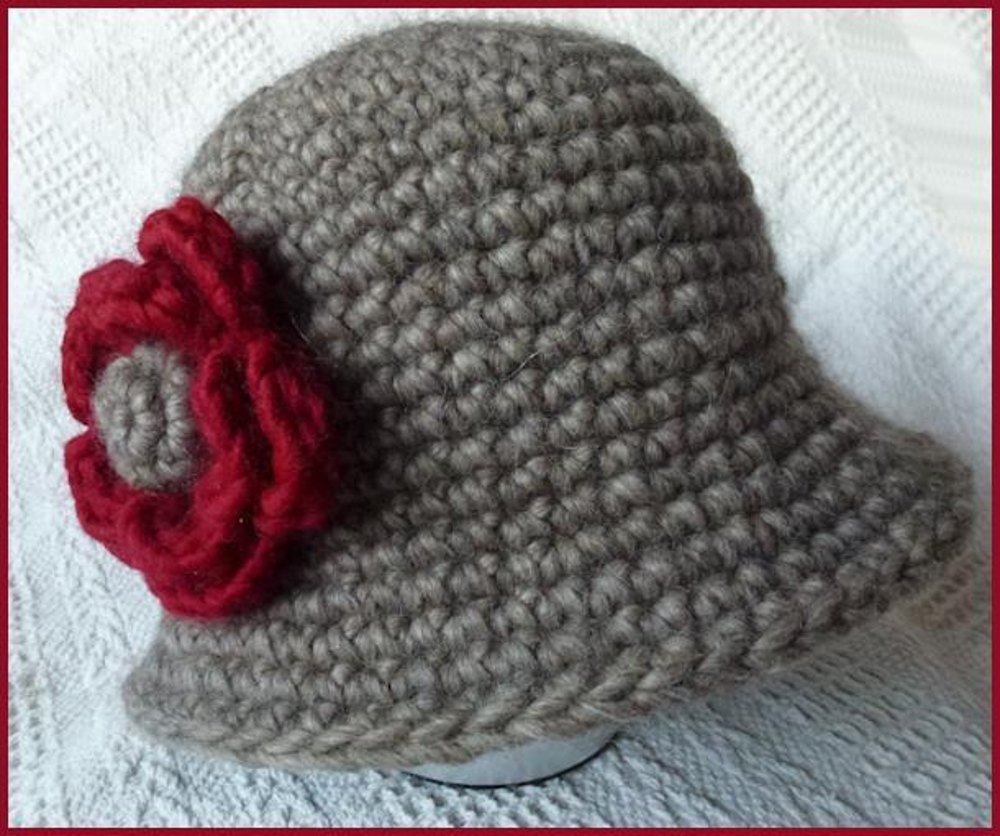 Crochet Cloche Hat Crochet pattern by Marilyn Lambert