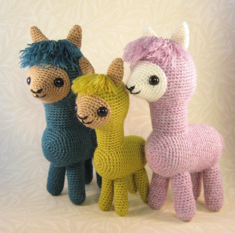 Alpaca Family Amigurumi Crochet pattern by Lucy Collin ...