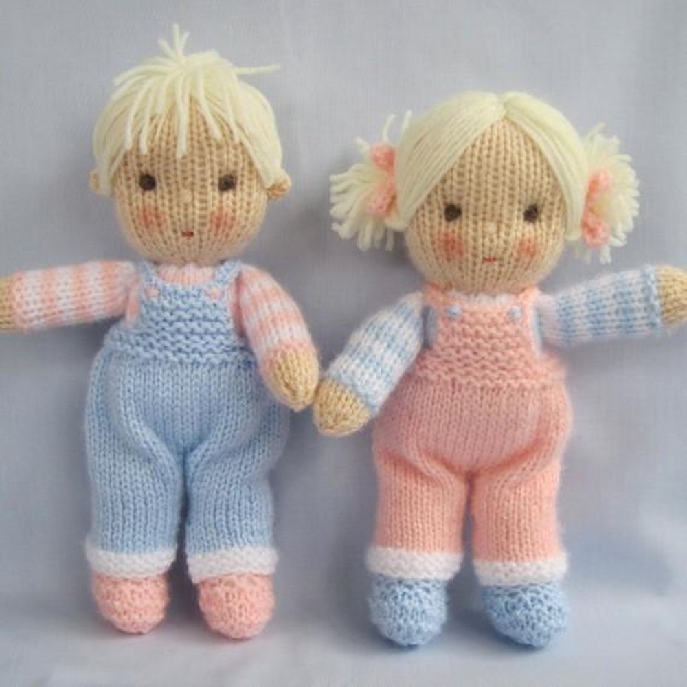Jack and Jill - Knitted Dolls Knitting pattern by ...