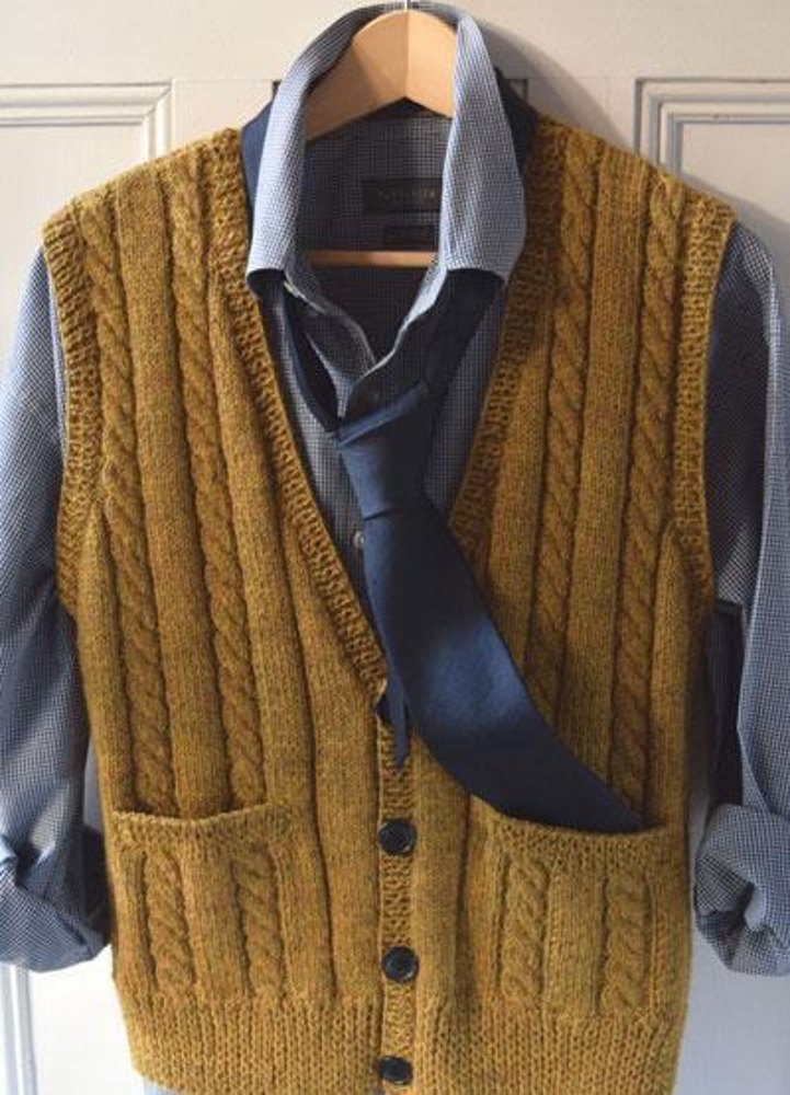 ML186 Men's Best Vest Knitting pattern by maddycraft