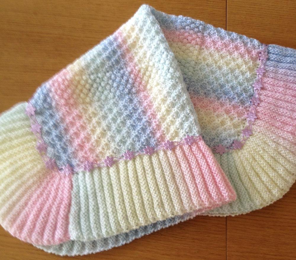 Rainbow Dust Baby Blanket Knitting pattern by SUSAN WARD ...