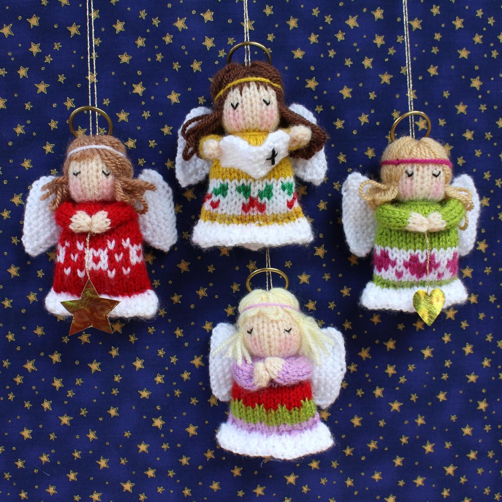 Décorations de Noël Little Angels Patron de tricot par
