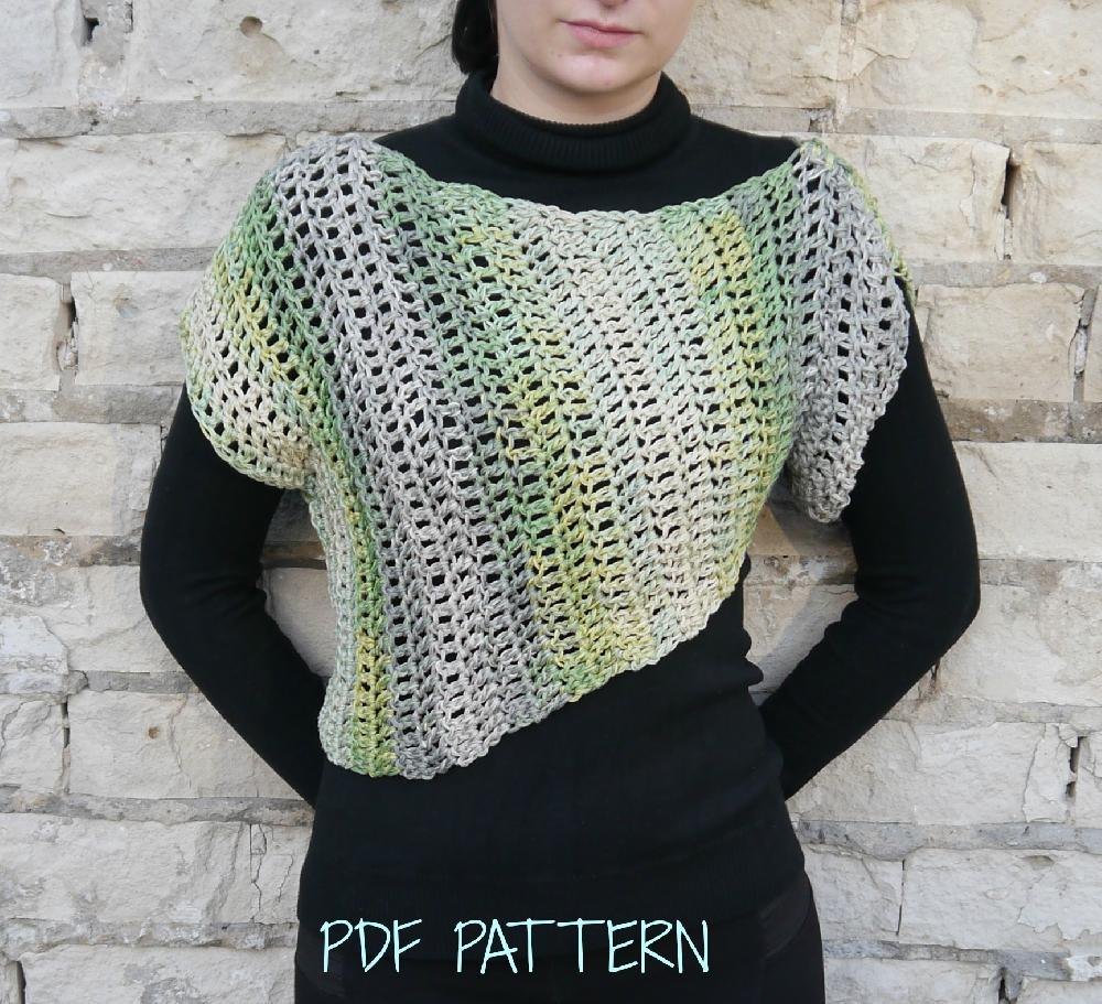 Adult Asymmetrical Crochet Sweater Crochet pattern by ...
