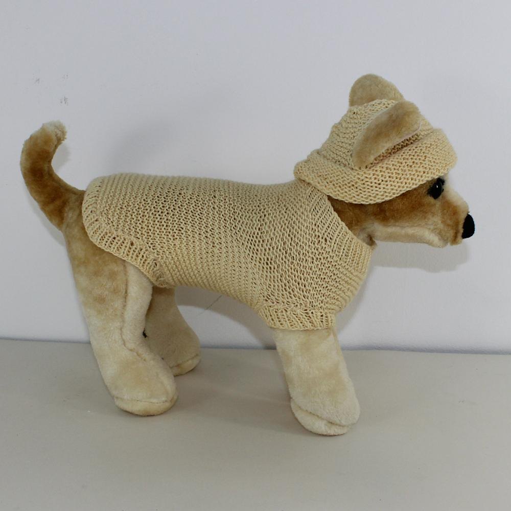 Small Dog 4 Ply Coat & Beanie Hat Knitting pattern by ...