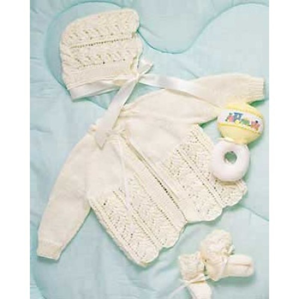 Baby Layette in Bernat Baby Knitting Patterns LoveKnitting